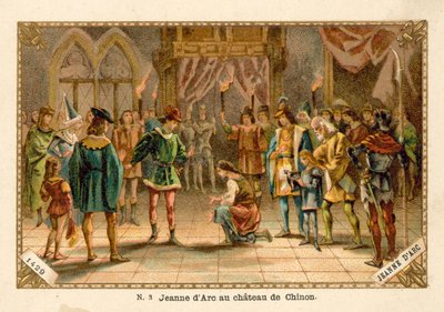 Juana de Arco en el Castillo de Chinon, 1429 de French School